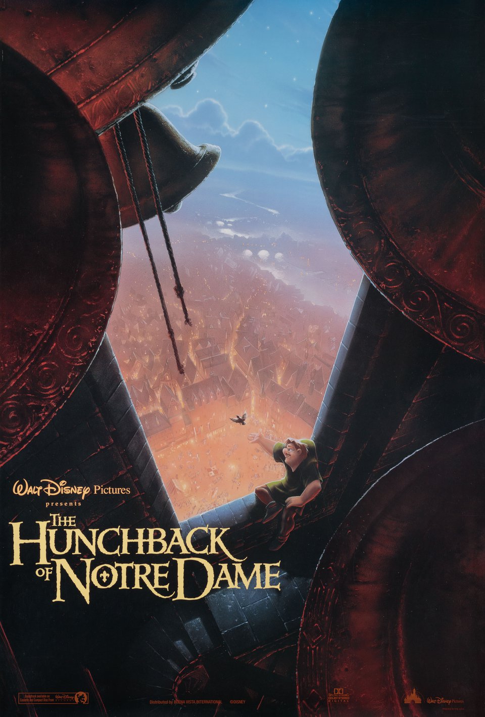 The Hunchback of Notre Dame Original 1996 U.S. One Sheet Movie Poster