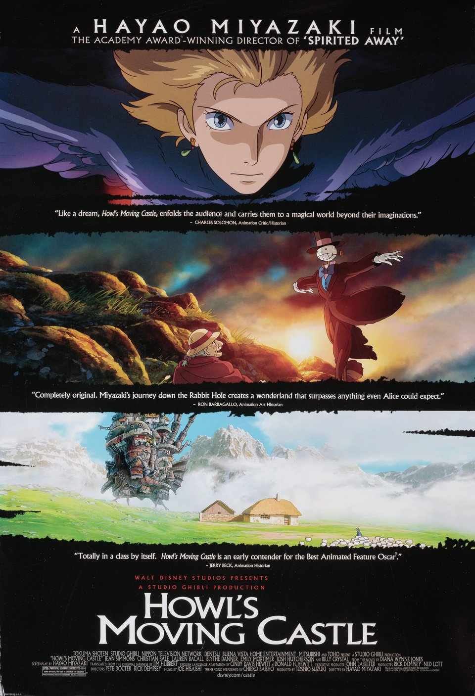 Howl's Moving Castle Original 2004 U.S. Mini Movie Poster