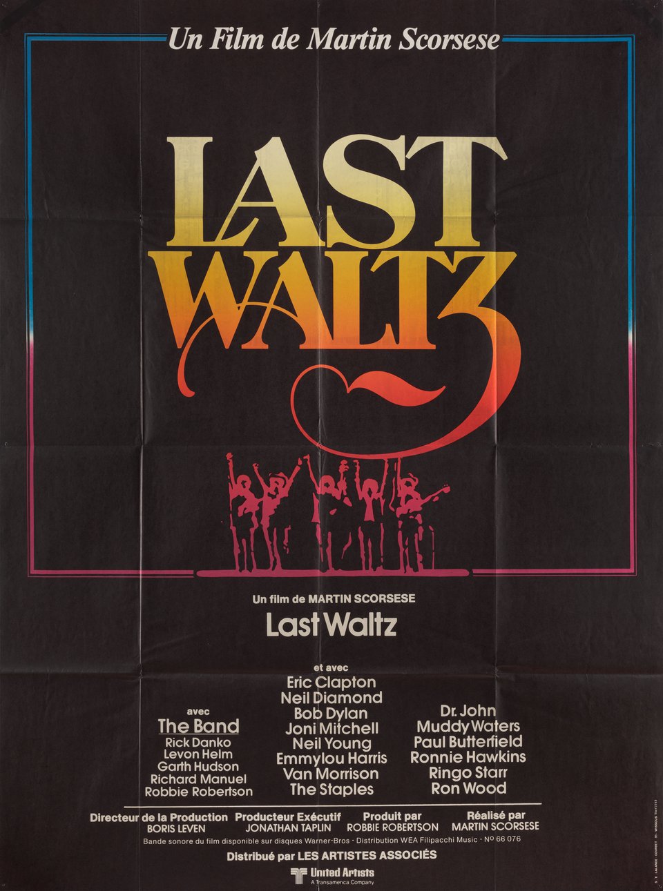 the band last waltz (RARE!!オリジナルポスター送料込） the band last waltz (RARE!!オリジナルポスター送料込） The
