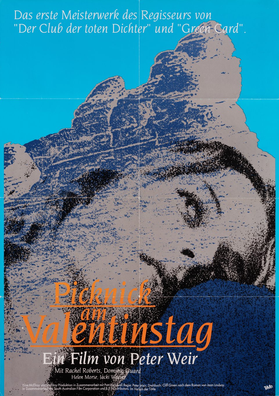 Picnic at Hanging Rock Original R1989 German A1 Movie Poster