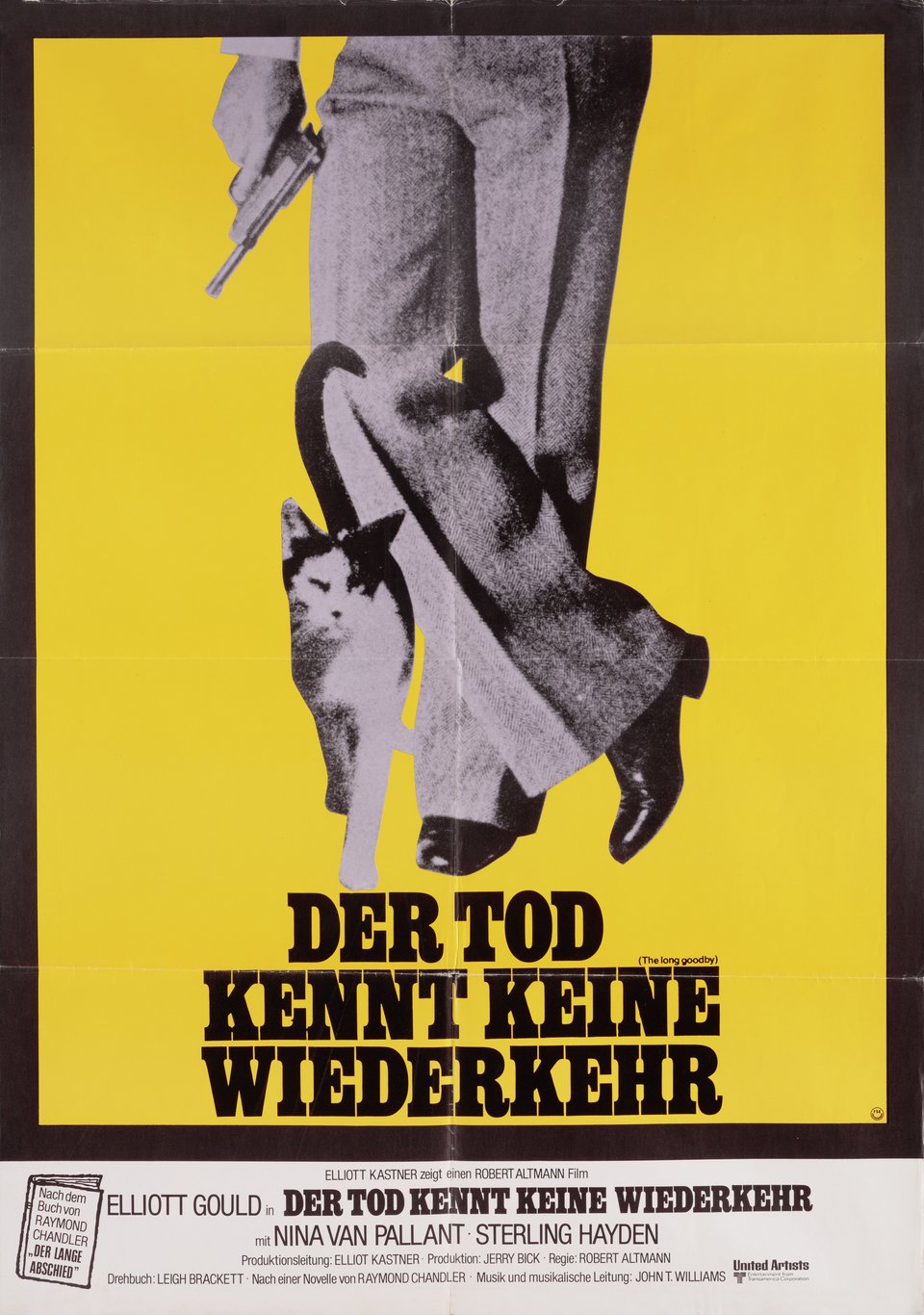 The Long Goodbye Original 1973 German A1 Movie Poster