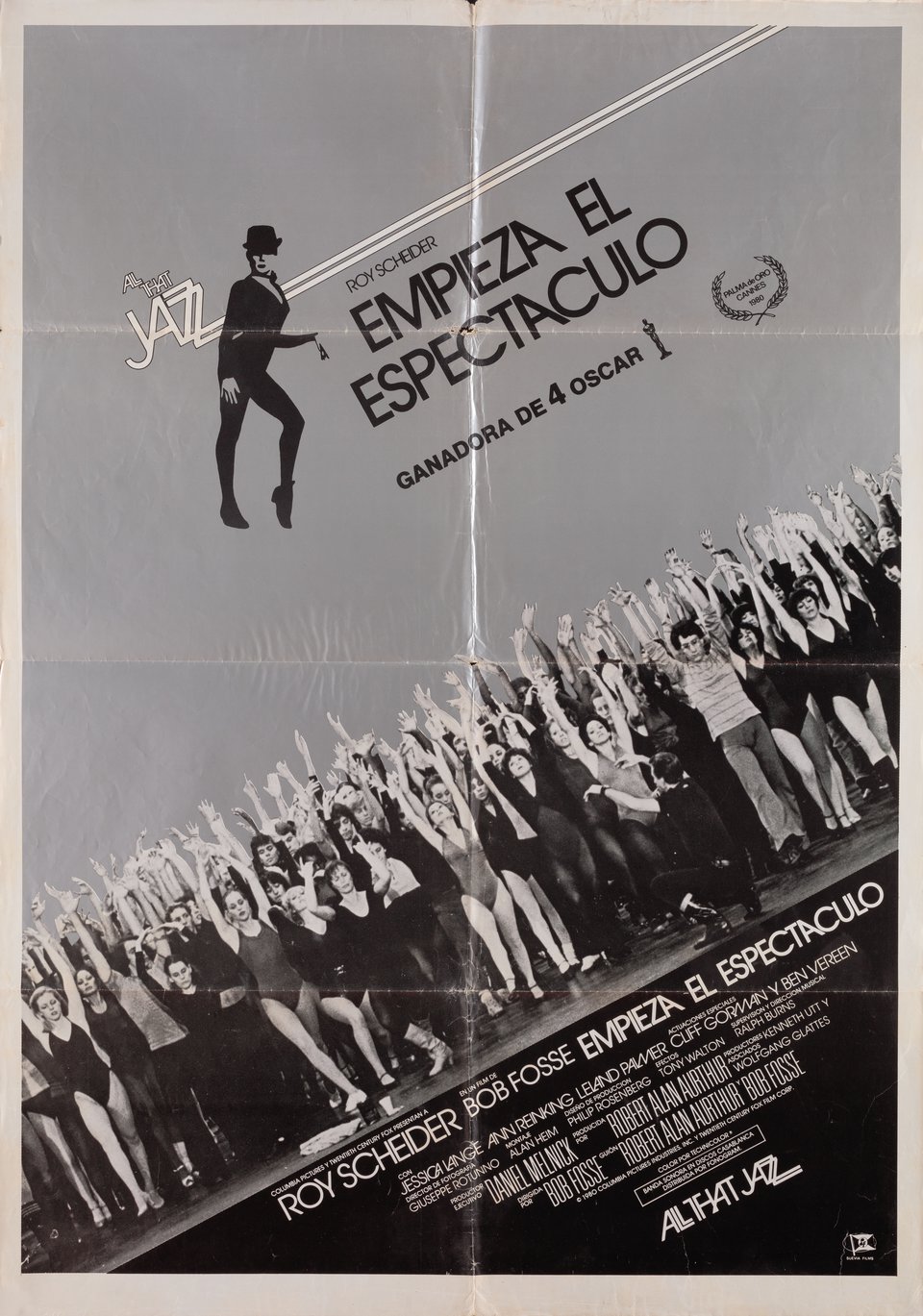 All That Jazz Original 1980 Spanish B1 Movie Poster