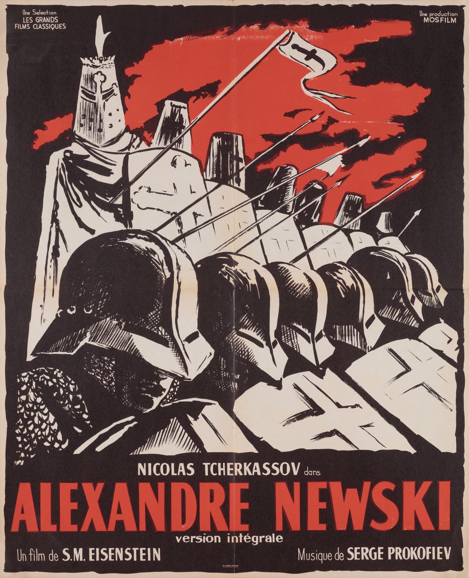 Alexander Nevsky Original R1959 French Moyenne Movie Poster