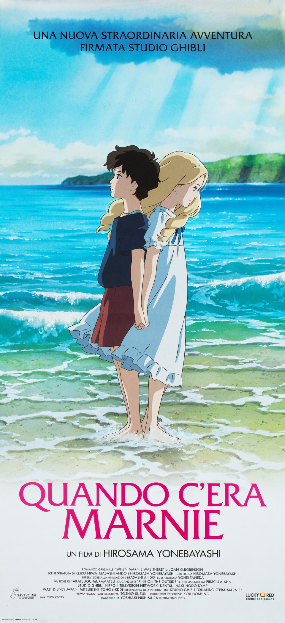 When Marnie Was There Original 2014 Italian Locandina Movie Poster
