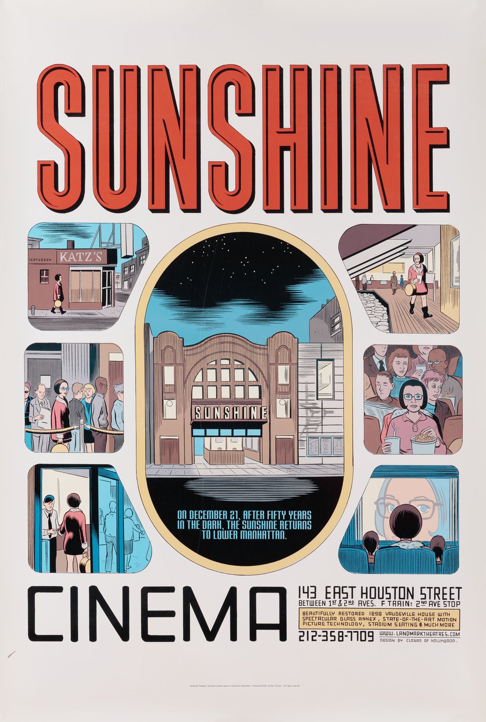 Sunshine Cinema Original 2001 U.S. One Sheet Poster