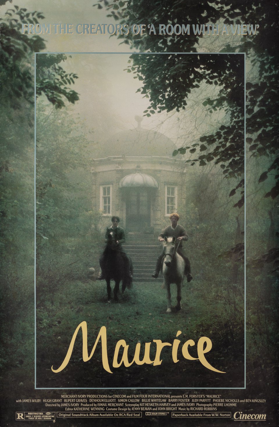 Maurice Original 1987 U.S. One Sheet Movie Poster