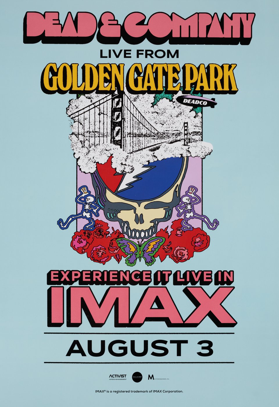 Dead & Company: Live from Golden Gate Park Original 2025 U.S. Mini Poster