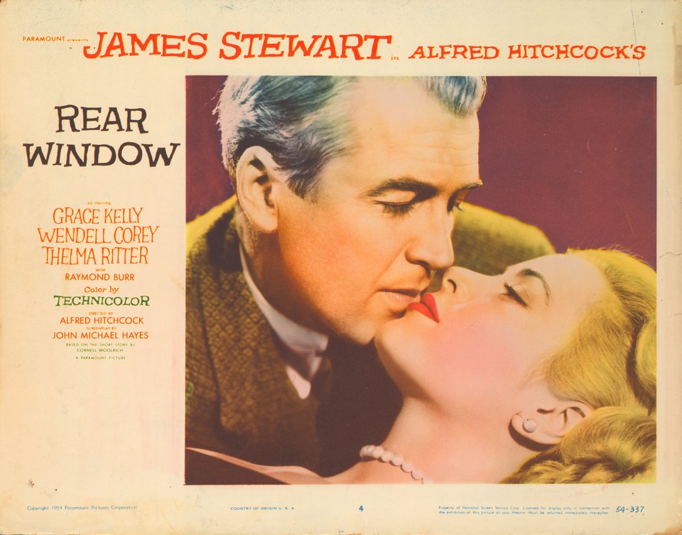 Rear Window Original 1954 U.S. Scene Card