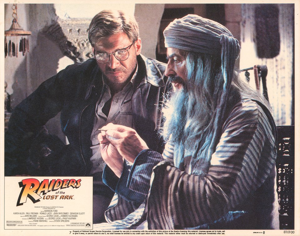 Raiders of the Lost Ark Original 1981 U.S. Scene Card