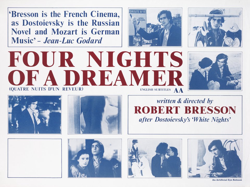 Four Nights of a Dreamer Original 1971 British Quad Movie Poster