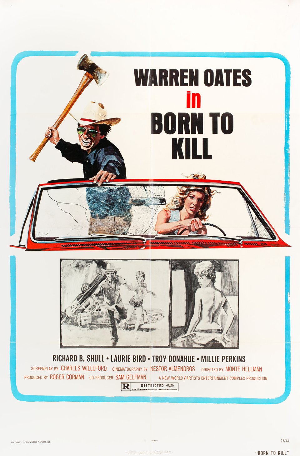 Born to Kill Original R1975 U.S. One Sheet Movie Poster