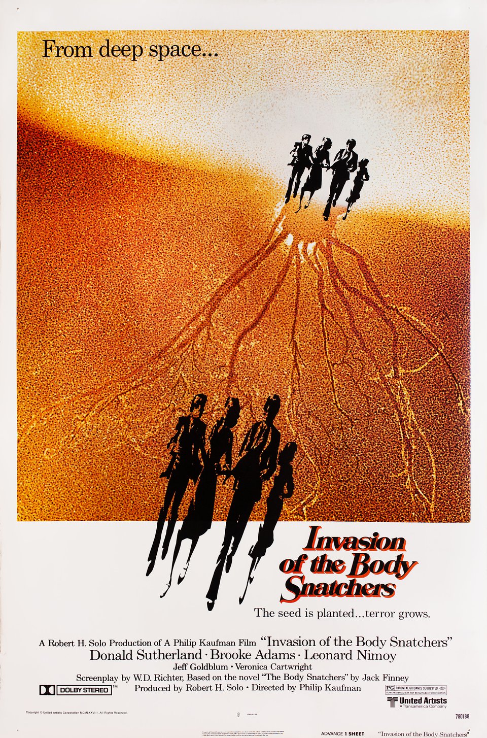 Invasion of the Body Snatchers Original 1978 U.S. One Sheet Movie Poster