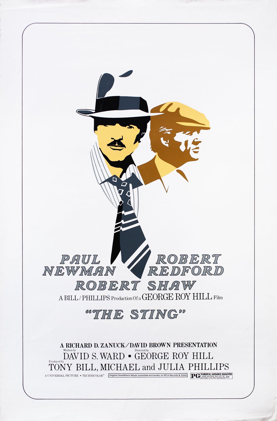 The Sting Original 1973 U.S. One Sheet Movie Poster