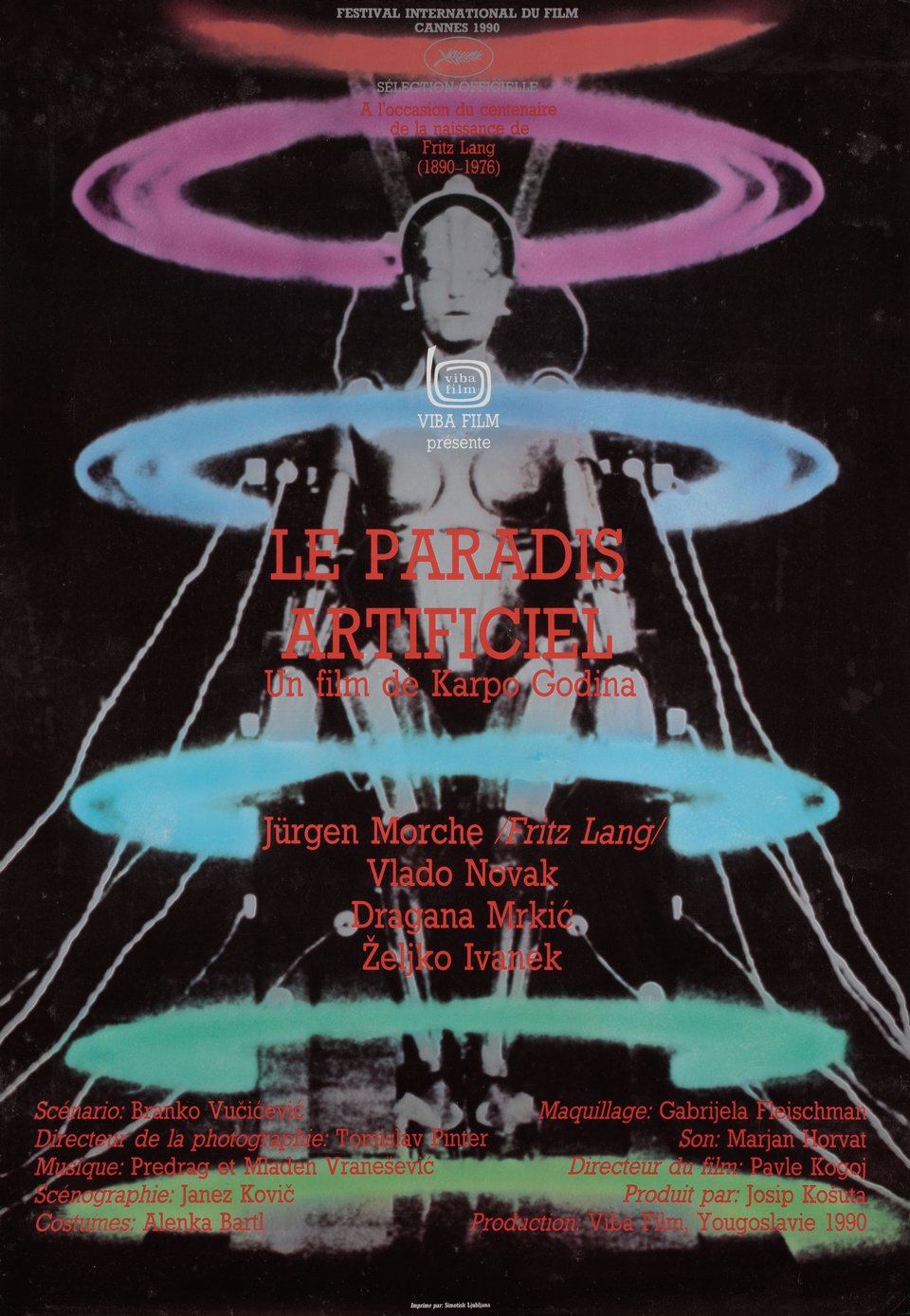 Artificial Paradise Original 1990 U.S. One Sheet Movie Poster