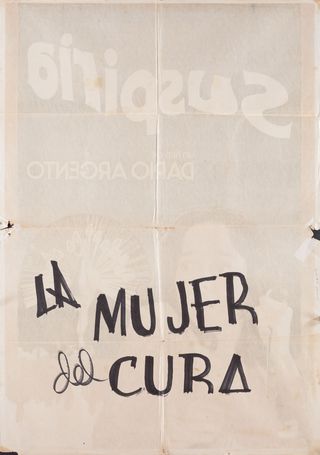 Suspiria Original 1977 Spanish B1 Movie Poster Alternate Image