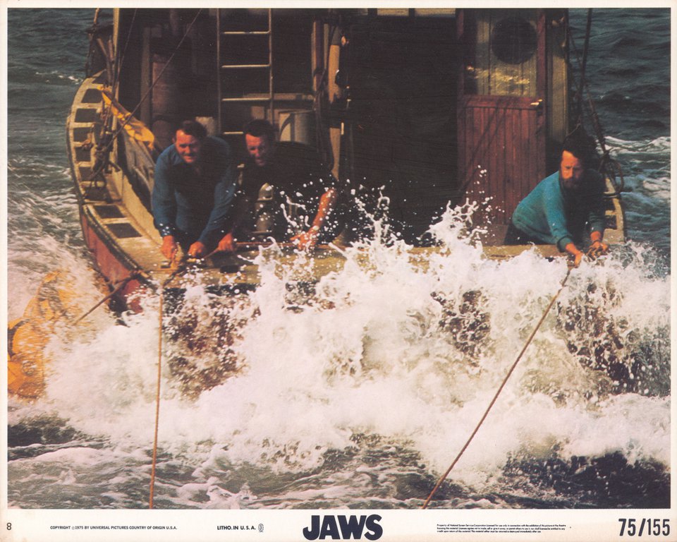 Jaws Original 1975 U.S. Color Photo
