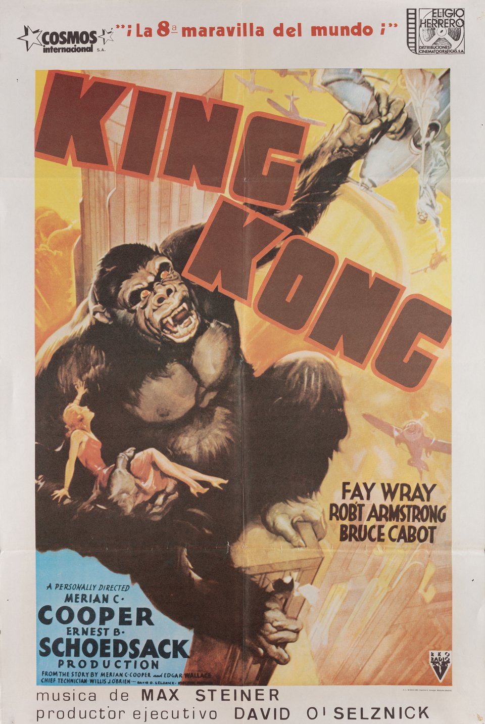 King Kong Original R1982 Spanish B1 Movie Poster