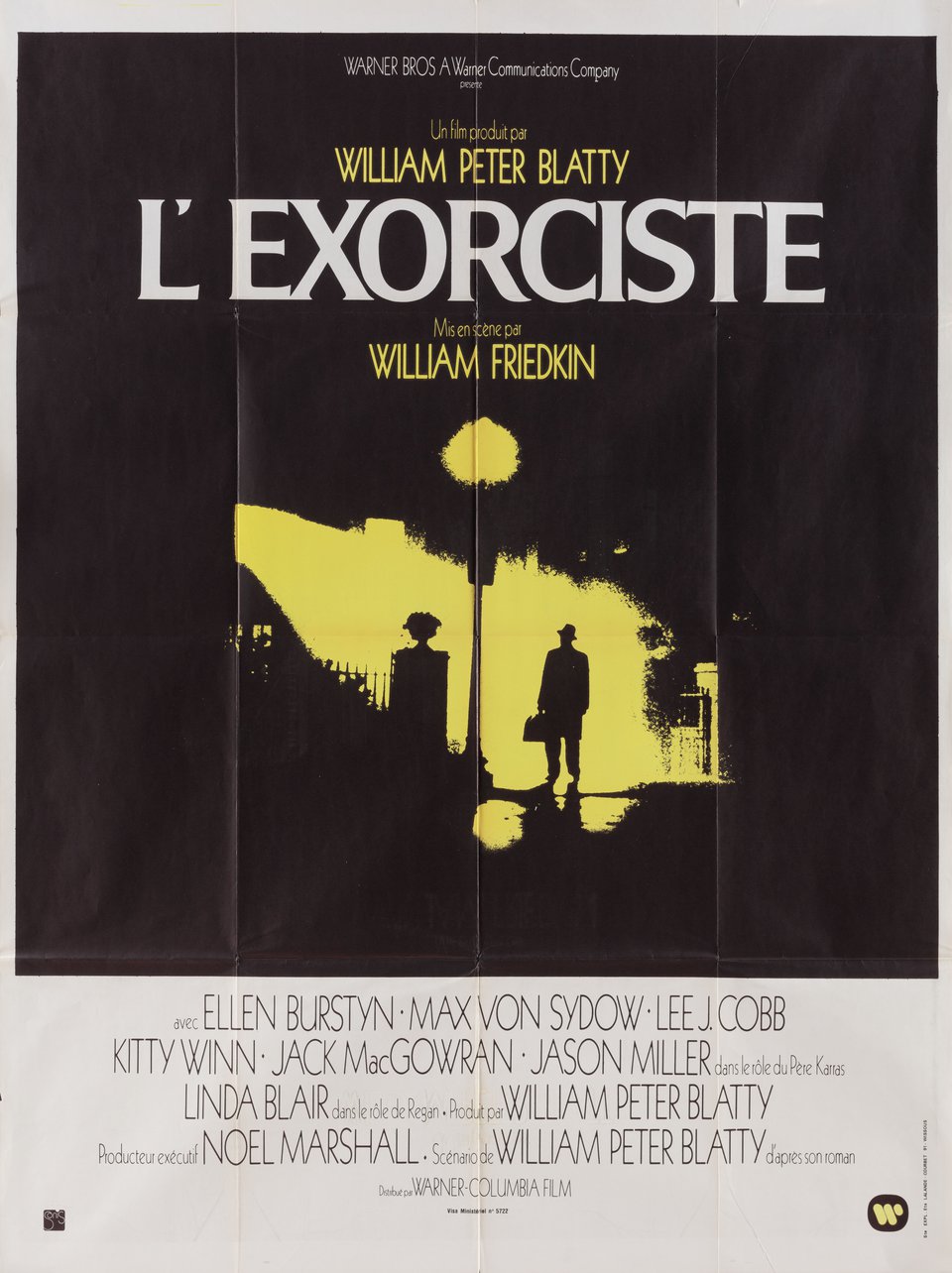 The Exorcist Original 1973 French Grande Movie Poster