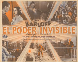 The Invisible Ray Original 1936 Spanish Movie Herald Alternate Image