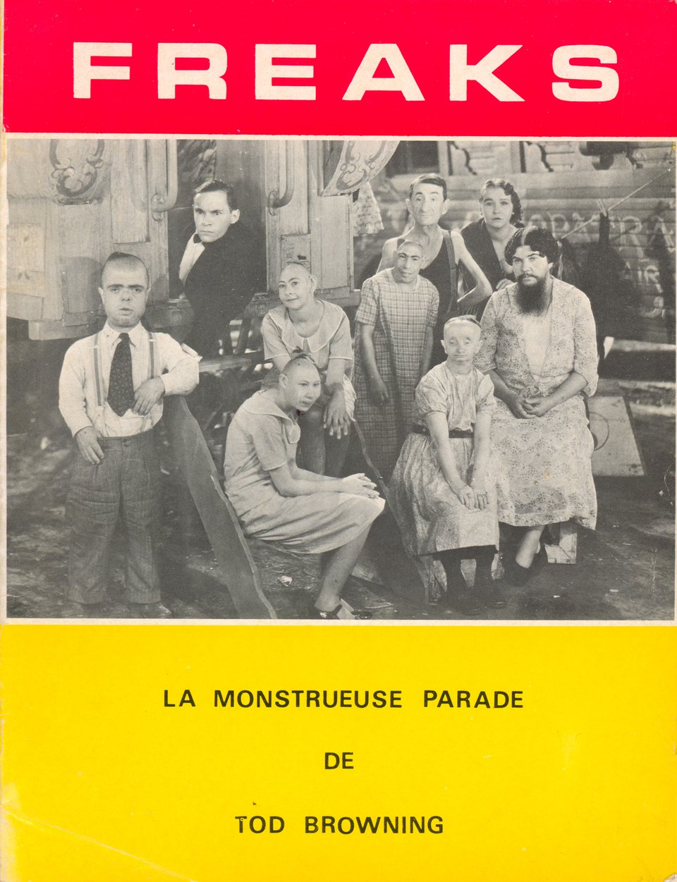 Freaks Original R1960s Spanish Movie Program
