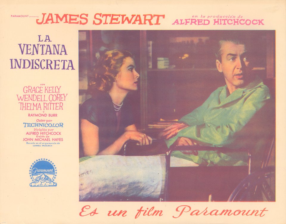 Rear Window Original 1954 Spanish Scene Card