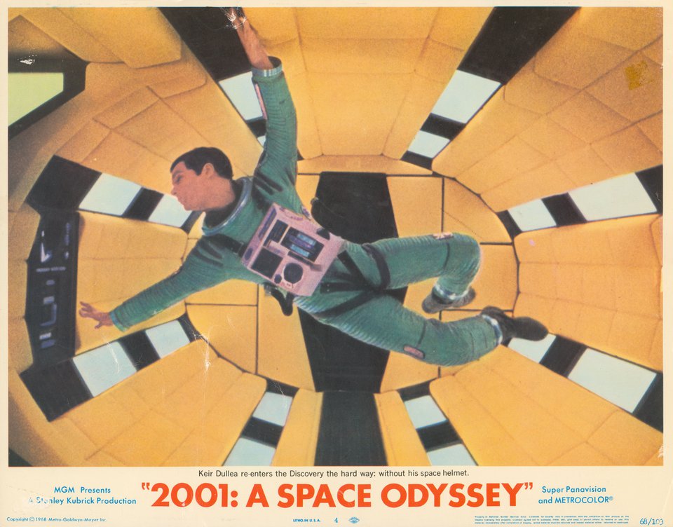 2001: A Space Odyssey Original 1968 U.S. Scene Card