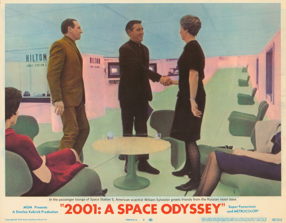 2001: A Space Odyssey Original 1968 U.S. Scene Card