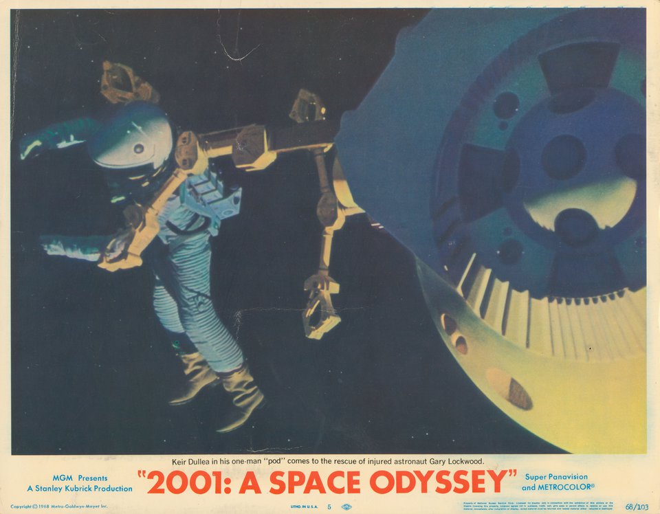 2001: A Space Odyssey Original 1968 U.S. Scene Card