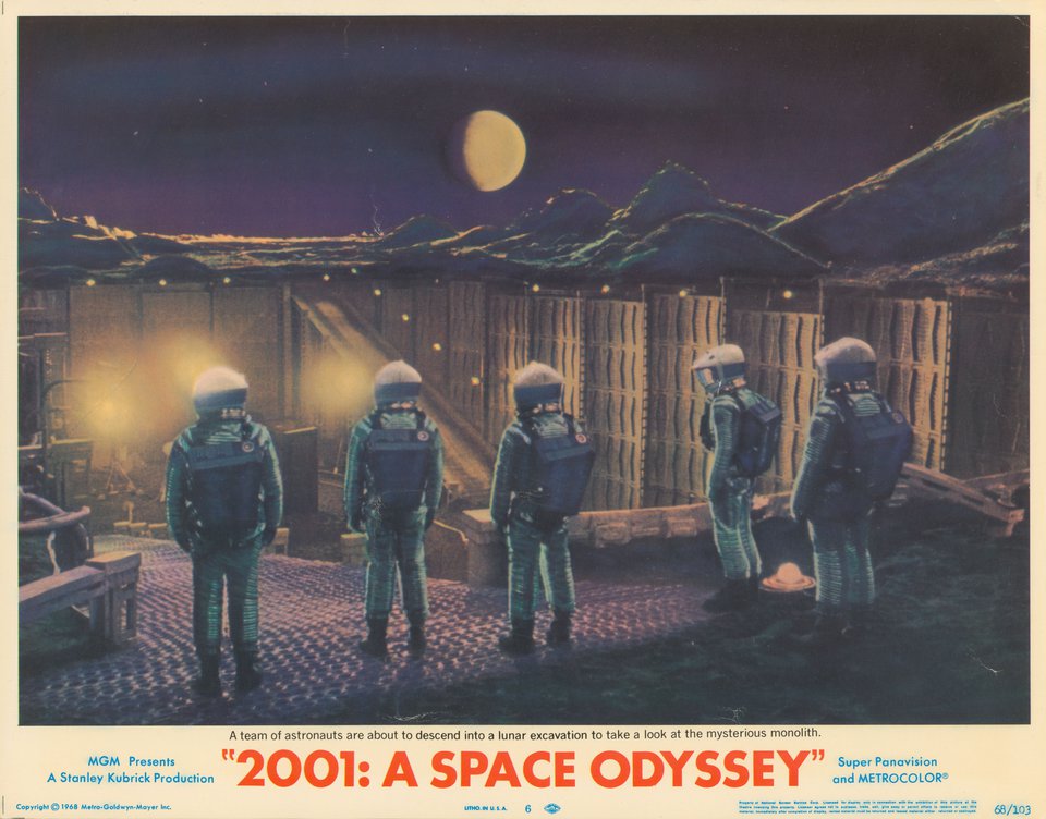 2001: A Space Odyssey Original 1968 U.S. Scene Card