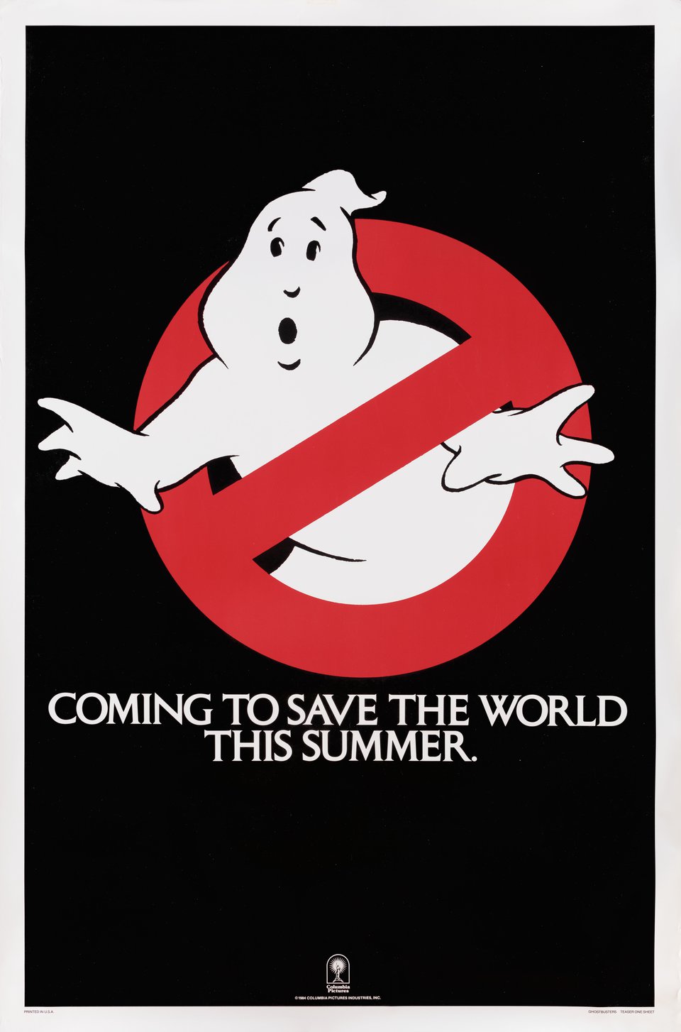 Ghostbusters Original 1984 U.S. One Sheet Movie Poster