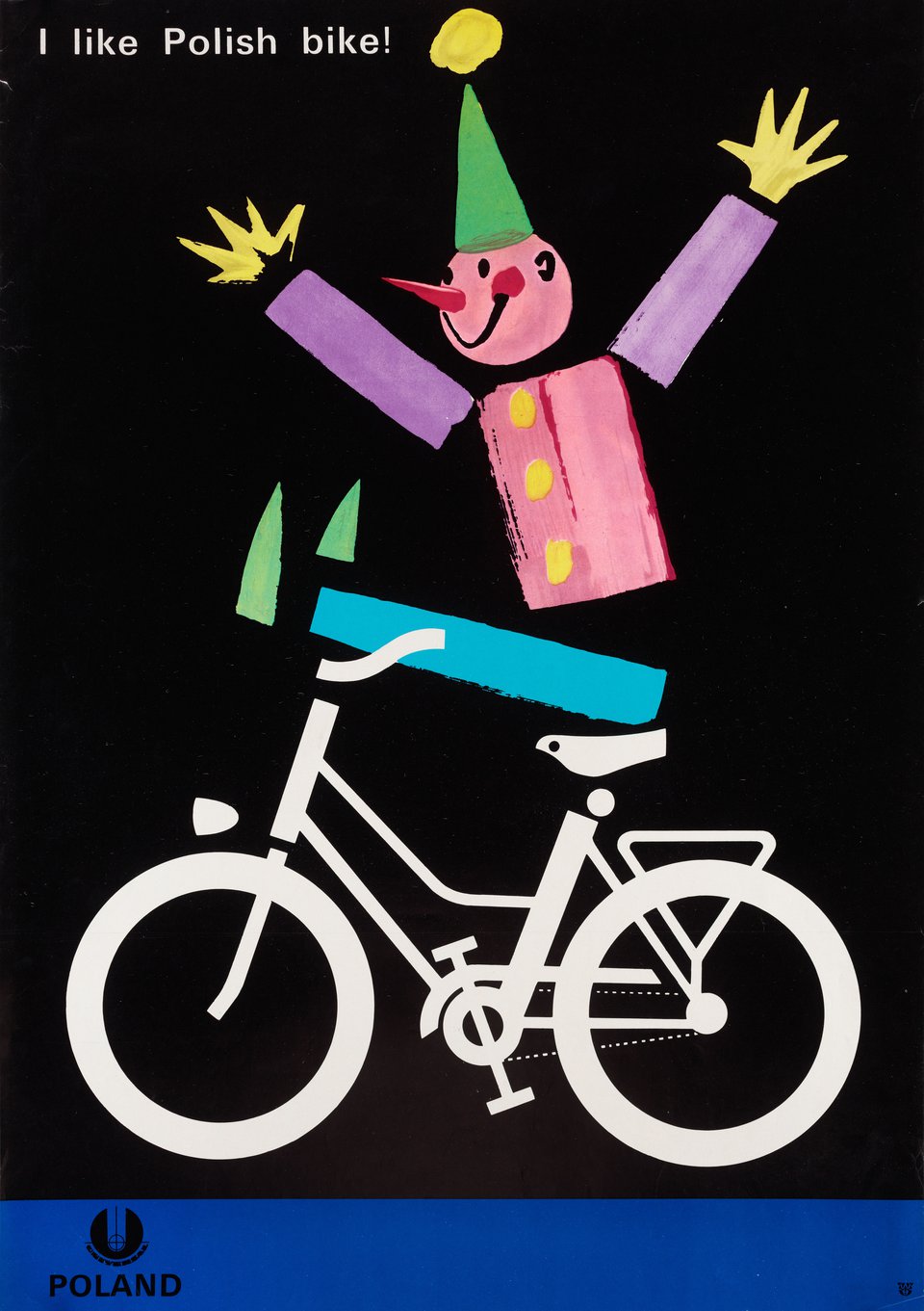 I like Polish bike Original 1974 Polish A1 Poster