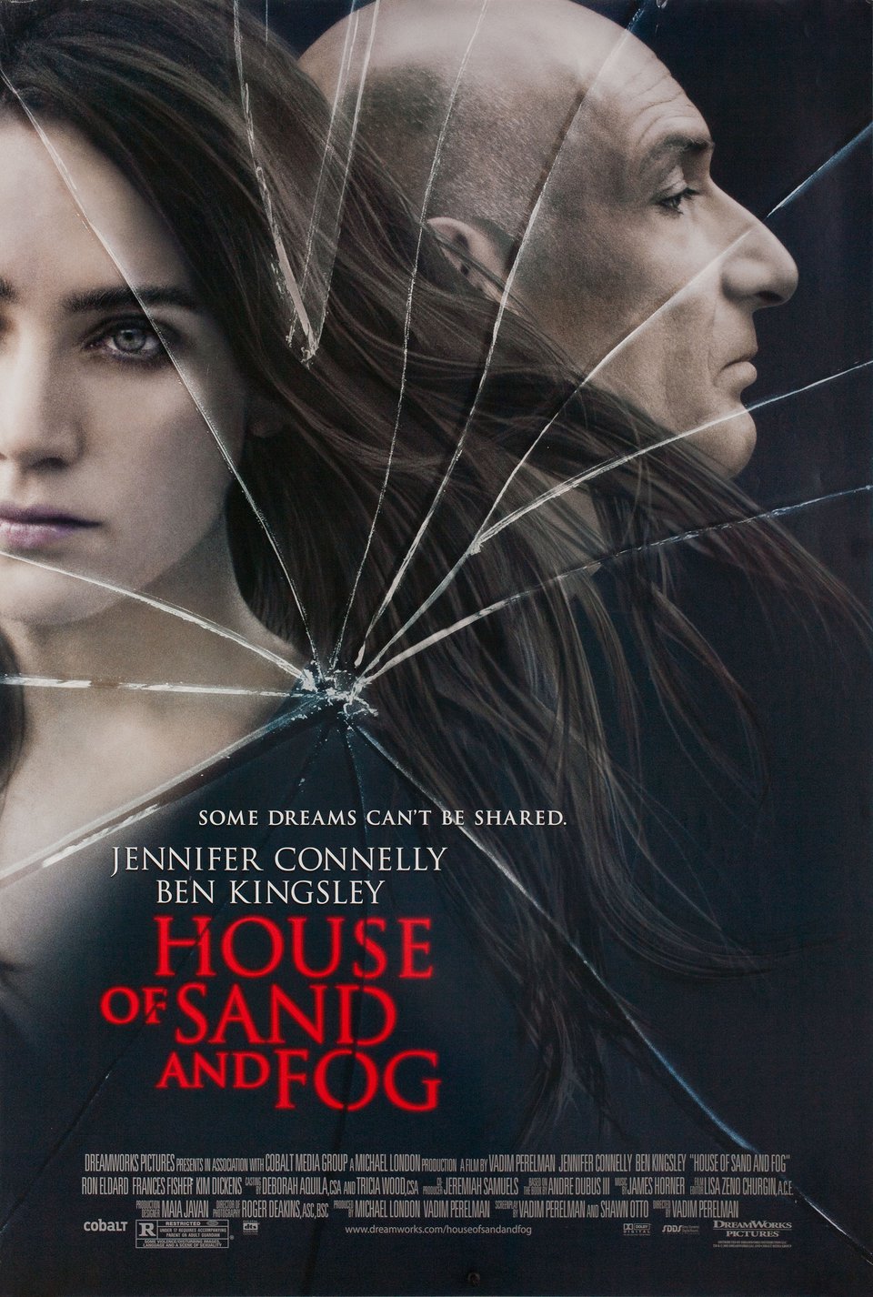 House of Sand and Fog Original 2003 U.S. One Sheet Movie Poster