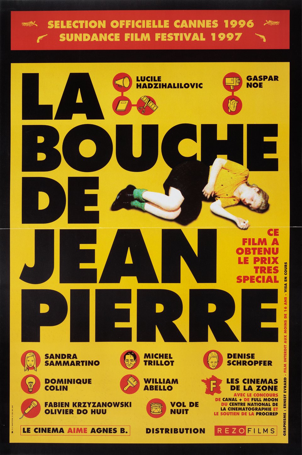La bouche de Jean-Pierre Original 1998 French Petite Movie Poster