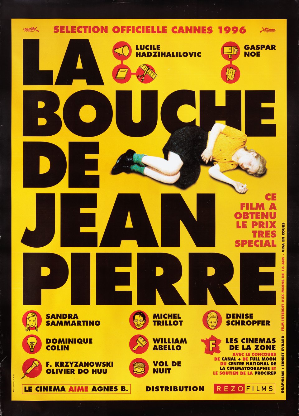 La bouche de Jean-Pierre Original 1998 French Grande Movie Poster