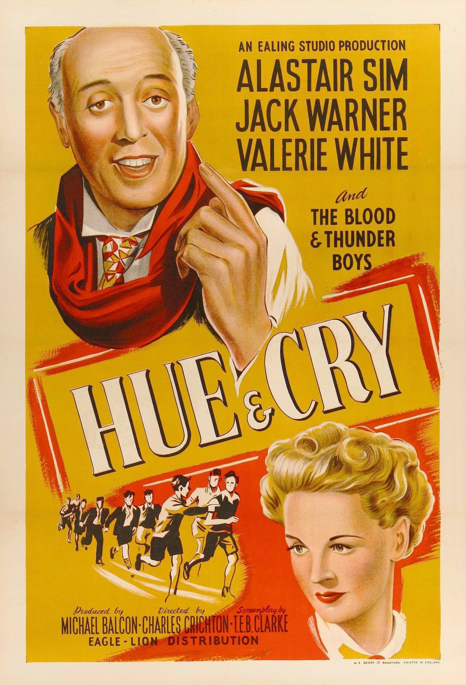 Hue and Cry Original 1947 British One Sheet Movie Poster