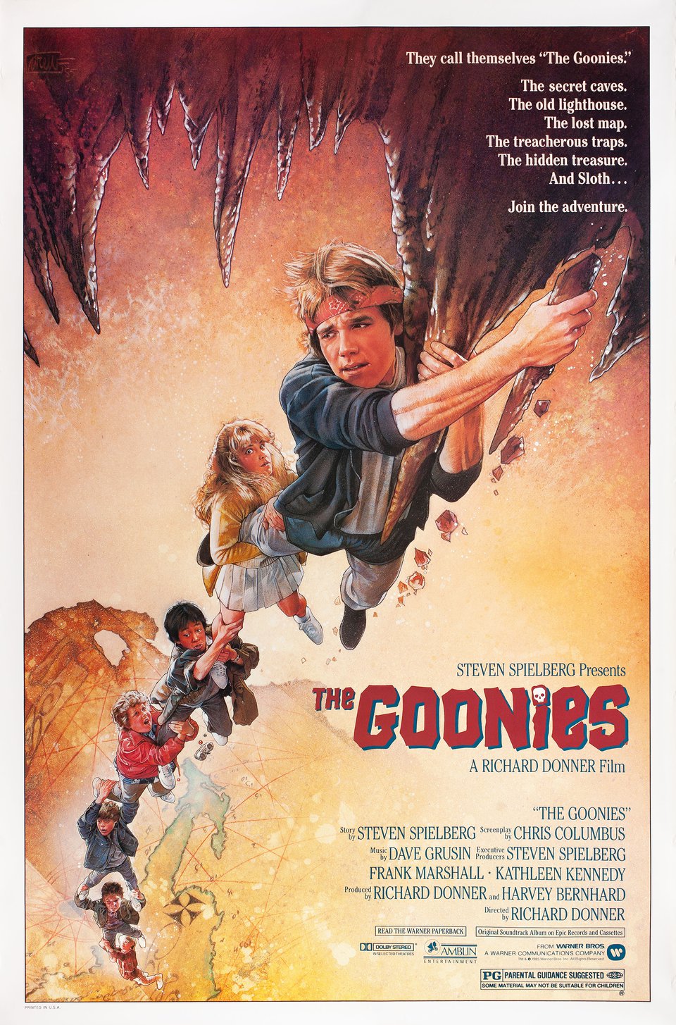 The Goonies Original 1985 U.S. One Sheet Movie Poster