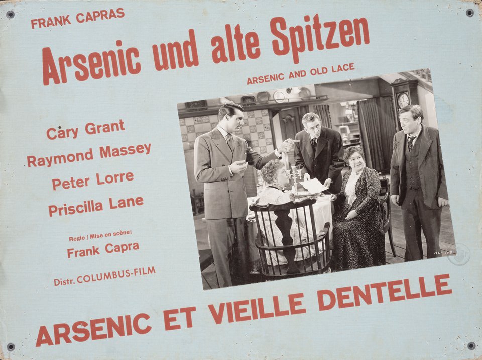 Arsenic and Old Lace Original 1960s Swiss Scene Card