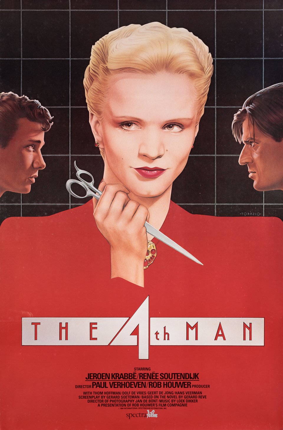 The Fourth Man Original 1984 U.S. One Sheet Movie Poster