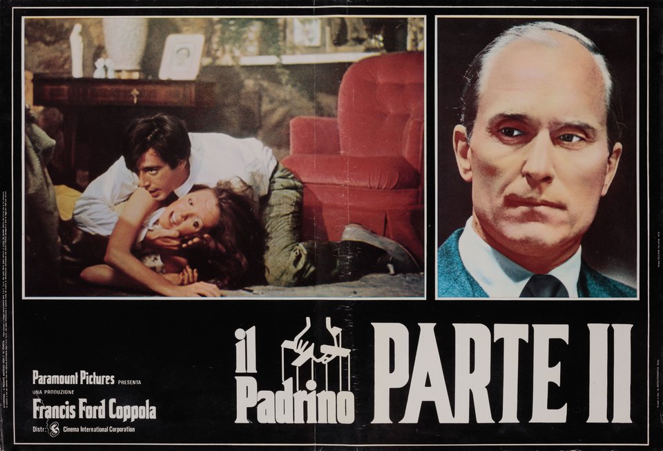 The Godfather: Part II Original 1975 Italian Fotobusta Movie Poster