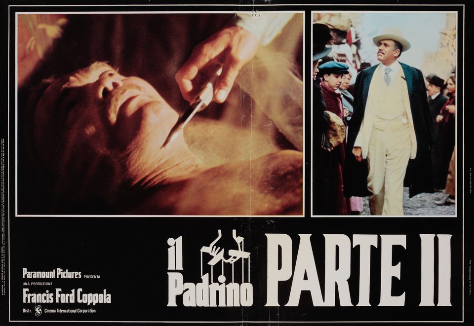 The Godfather: Part II Original 1975 Italian Fotobusta Movie Poster