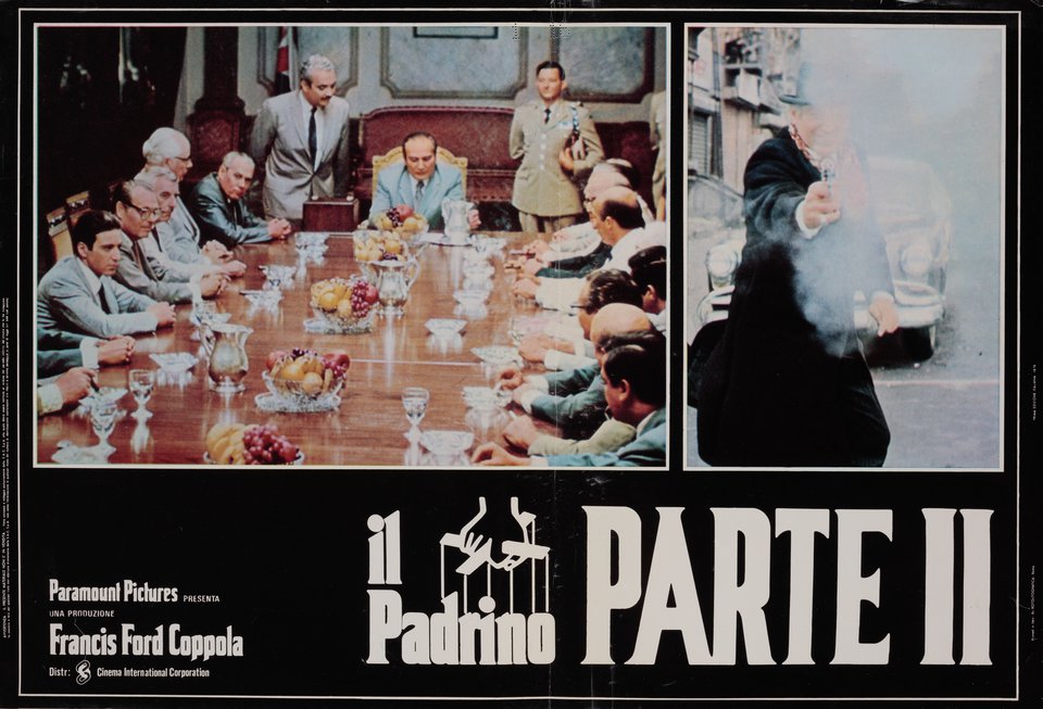 The Godfather: Part II Original 1975 Italian Fotobusta Movie Poster