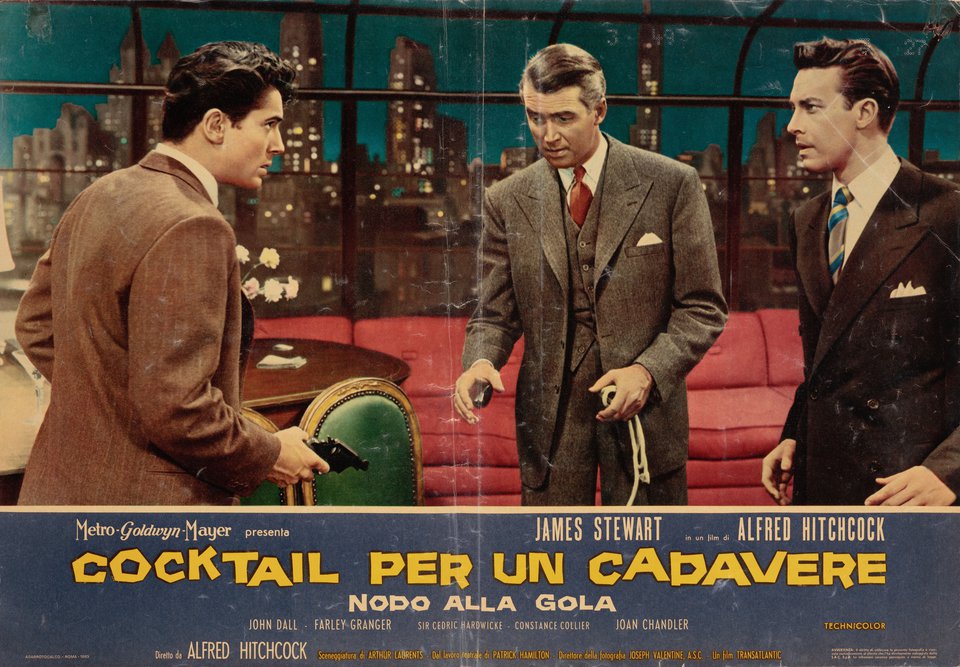 Rope Original R1963 Italian Fotobusta Movie Poster