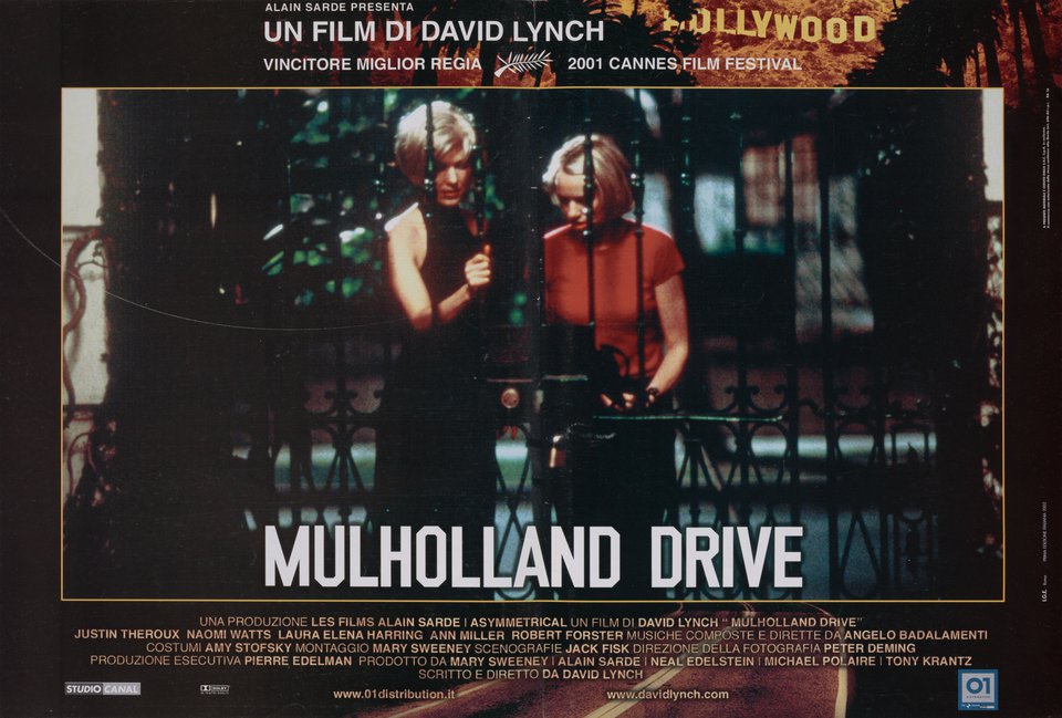 Mulholland Drive Original 2001 Italian Fotobusta Movie Poster