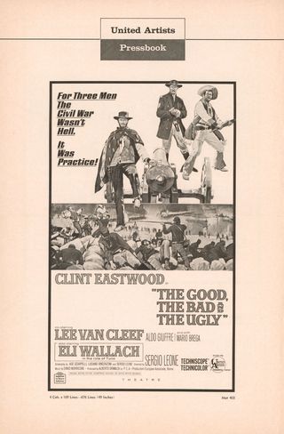 The Good, the Bad and the Ugly Original 1966 U.S. Movie Pressbook Alternate Image