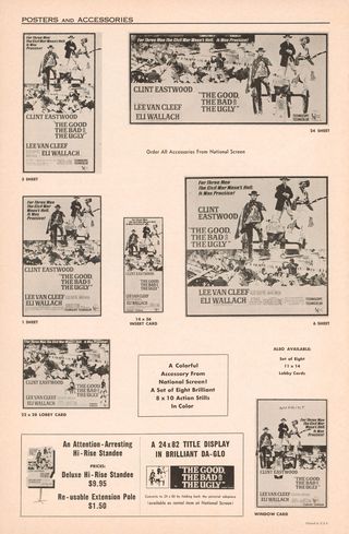 The Good, the Bad and the Ugly Original 1966 U.S. Movie Pressbook Alternate Image
