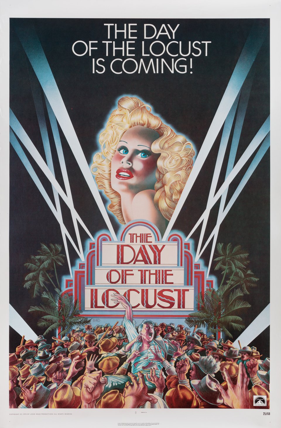The Day of the Locust Original 1975 U.S. One Sheet Movie Poster