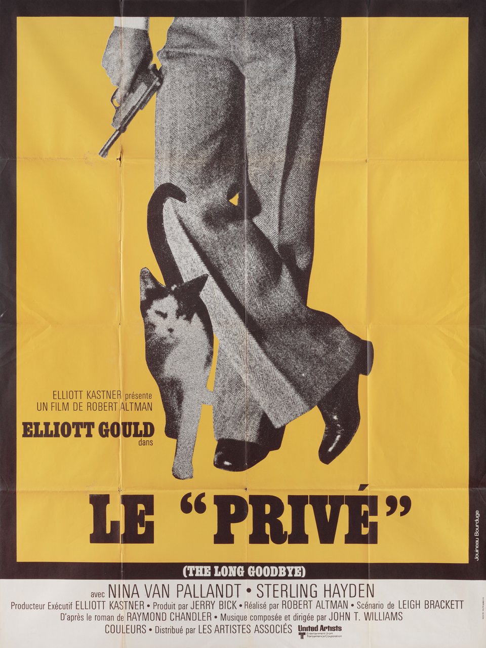 The Long Goodbye Original 1973 French Grande Movie Poster