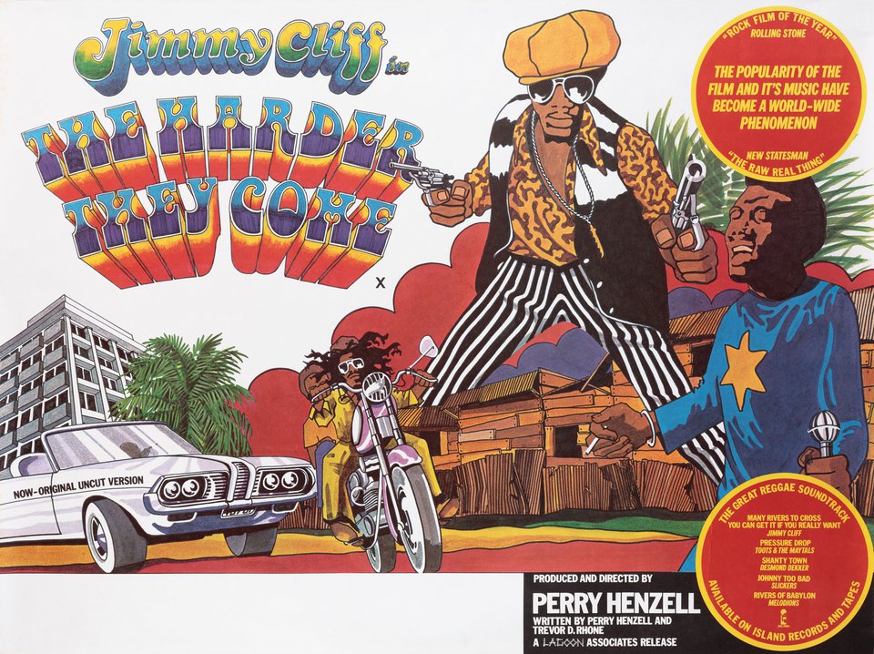 The Harder They Come Original R1970s British Quad Movie Poster
