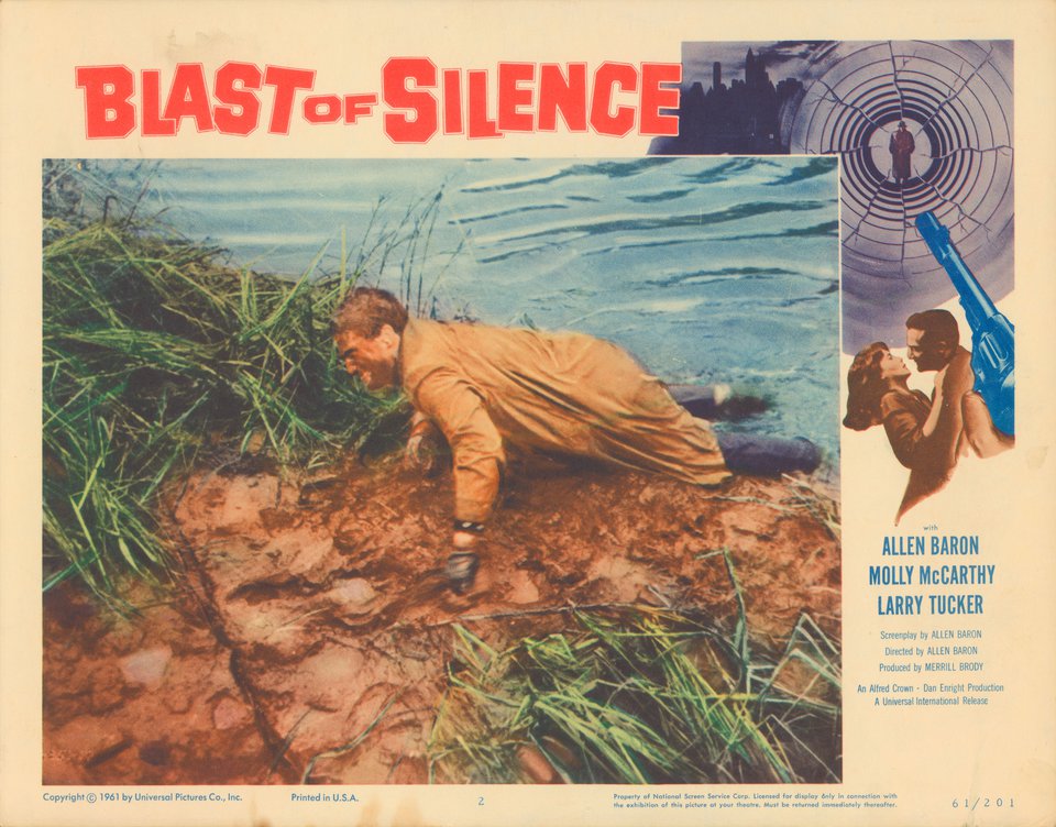 Blast Of Silence Original 1961 U.S. Scene Card