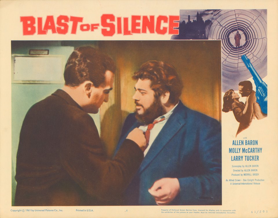 Blast Of Silence Original 1961 U.S. Scene Card
